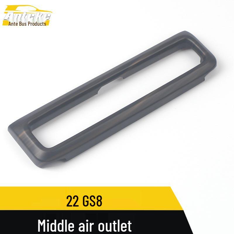 Compatible 2022 GS8 Center Air Vent Decorative Frame and Sequin Sticker for Console Vent - Car Accessories.