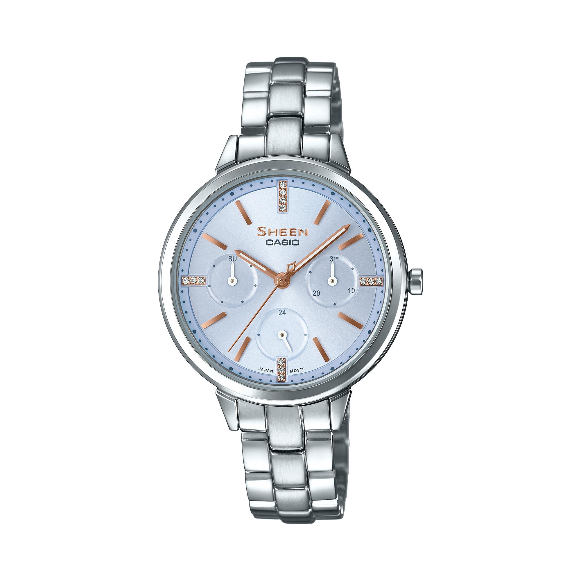 Casio Men s Analog Quartz Watch SHE-3510D-2A синий