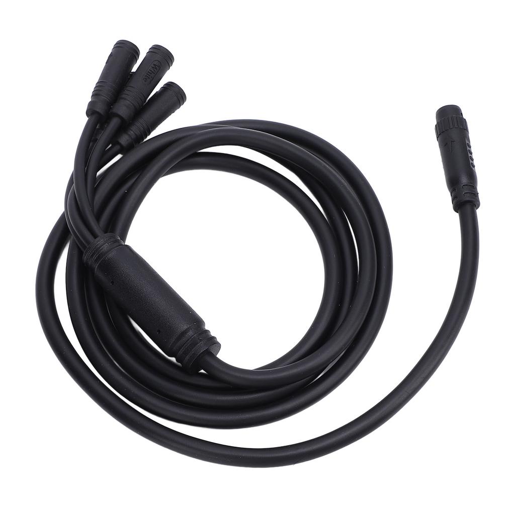 Electric Cycle Connector Cable 4.9FT Water Resistant Controller To Display Throttle Headlight Connecting Extension
