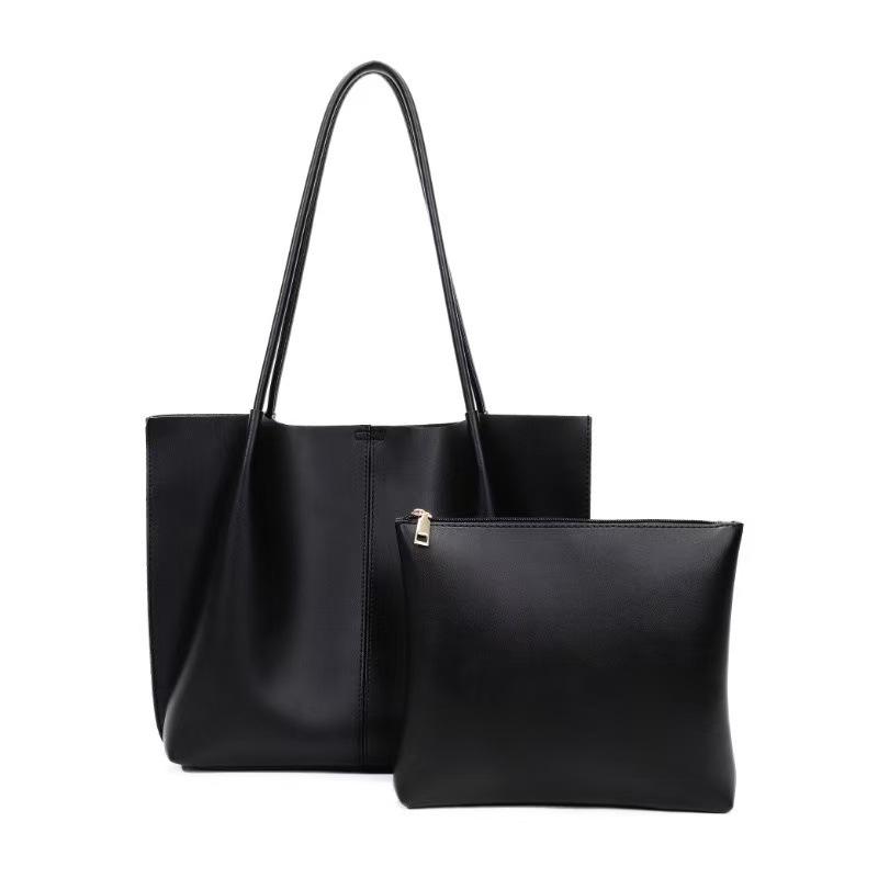 

Tote Bag: Women s Vintage-Style, High-Capacity, Single Shoulder Bag for Daily Use 30x9x28 чорний