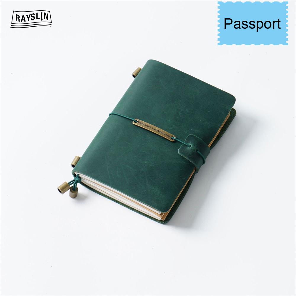7 Farben 4 Größen Reisetagebuch Echtes Leder Cover Handgefertigtes Notizbuch DIY A5 Tagebuch Büro Schule Notizbuch Kostenlose Namensprägung