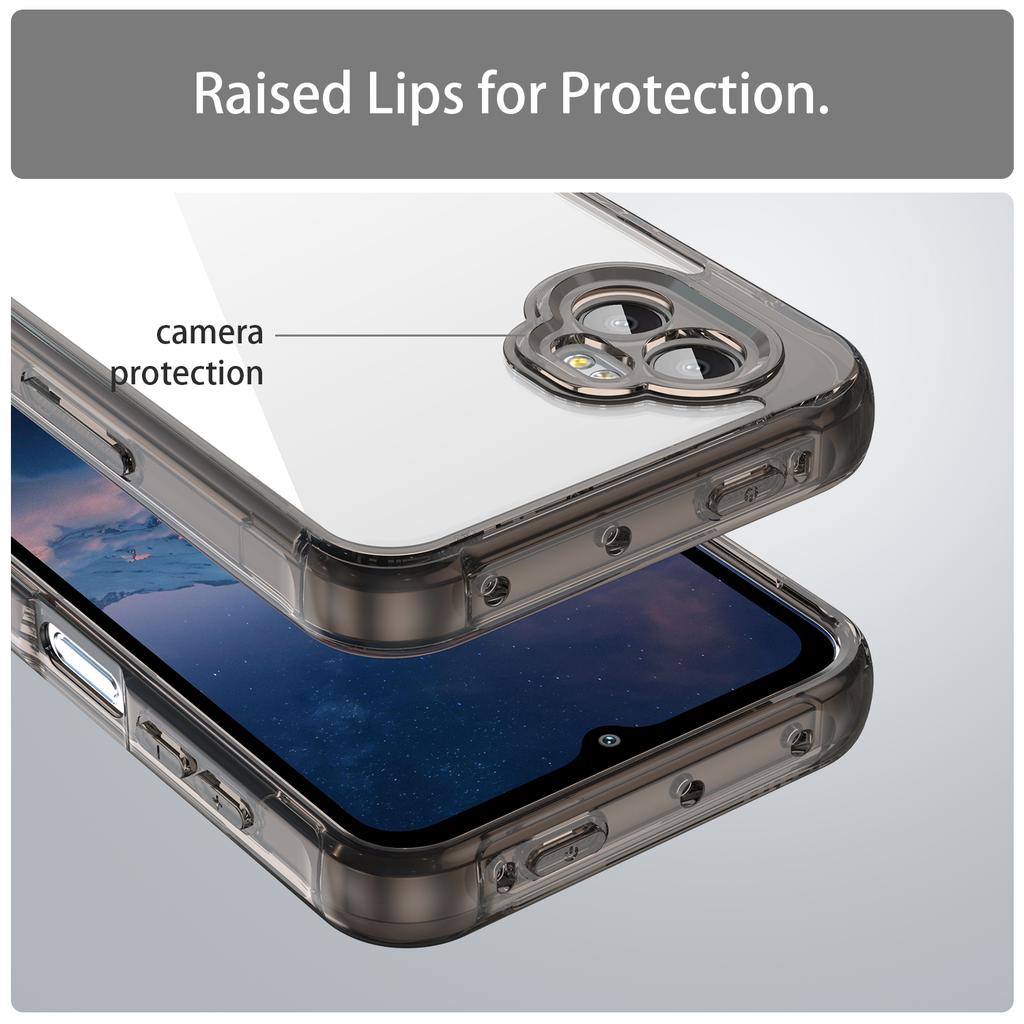 For Samsung Galaxy XCover7 Pro Case TPU+Acrylic Phone Back Cover Anti Yellowing