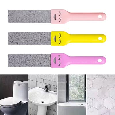 Yousheng Toilettenreinigungsbürste mit ergonomischem Griff, Aufhängeloch-Design, kratzfreier, multifunktionaler Fleckenentferner, Toilettenschüssel-Reiniger