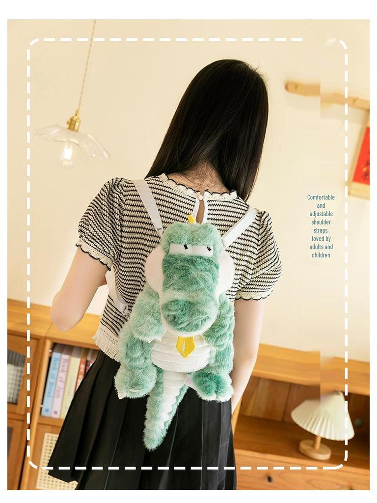Mr. Crocodile Plush Toy - Cute Large Sleeping Pillow for Kids