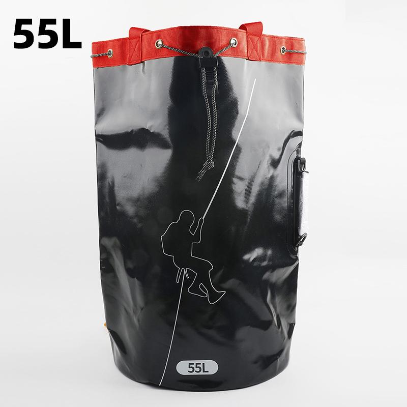 30L/45L/55L Climbing Rope Bag Outdoor Cave Exploration Equipment Storage Wear-resistant Rescue Waterfall Rappelling Backpack Bag
