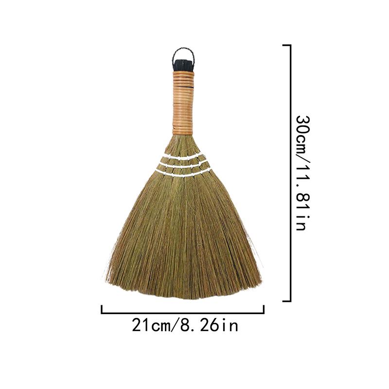 Kitchen Cleaning Broom Household Brooms Office Table Dust Brush Duster Straw Manual Miscanthus Tabletop Child Outdoor