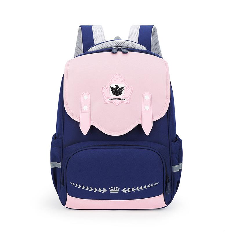 New Schoolbag for Primary School Students Backpack for Boys and Girls with Burden Reduction and Spine Protection