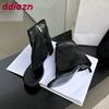 Fashion Female Low Heel Footwear Sandals Ankle Boots For Women Flip Flops Fashion Open Toe Ladies Sandals Booties With Zippers Shoes