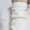 Bracelet - LUXENTER - Kaiquia - Argent 925 - finition or jaune 18k - Cristaux multicolores