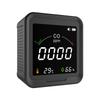 HAKINAKU Carbon Monoxide Camping Portable CO Detector with Large USB Charging Cable Japanese Instruction Manual Included Checker, Thermometer,