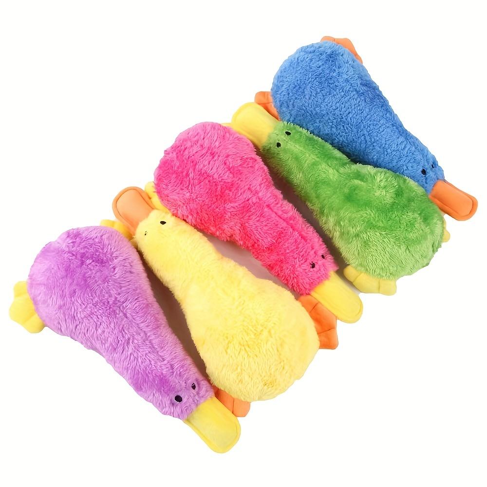 Dog Toys, Teeth Cleaning, Bite Resistant Toys, Interactive Plush Duck Dog Sound Toys, Suitable for Chewing and Grinding