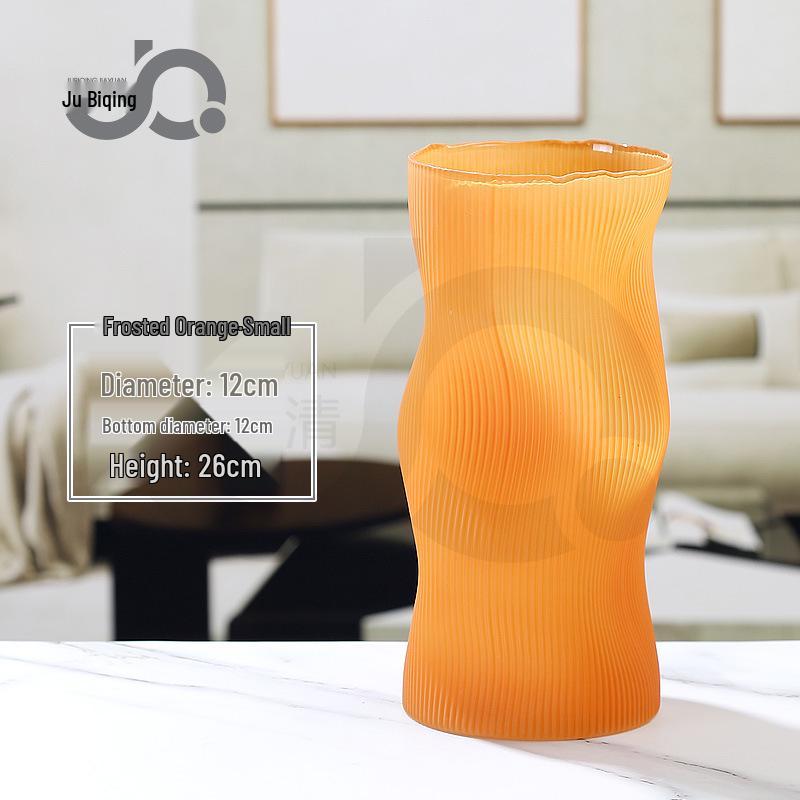 Nordic Clear Glass Vase for Lucky Bamboo - Stylish Living Room Decor & Floral Arrangements