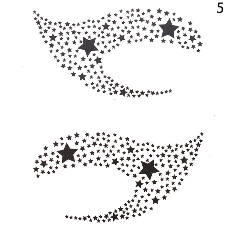 Cadılar Bayramı Makyaj Göz Geçici Dövme Yüz Yüz Transferi Etiket Güzellik Kaynağı