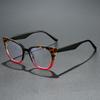 New Floral Cat-Eye Blue Light Blocking Presbyopia Glasses for Women Fashionable Butterfly Frame HD Reading Glasses