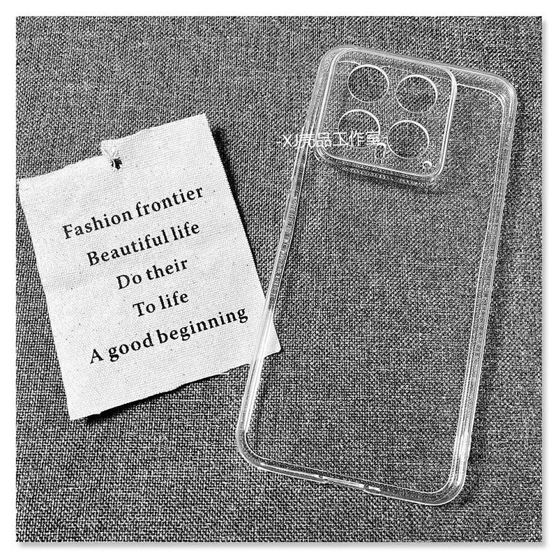 For Xiaomi 14T Pro 15T 17T Pro O X7Pro Soft Silicone Transparent Shockproof Case For Xiaomi 13T Electroplated Frame TPU Cover