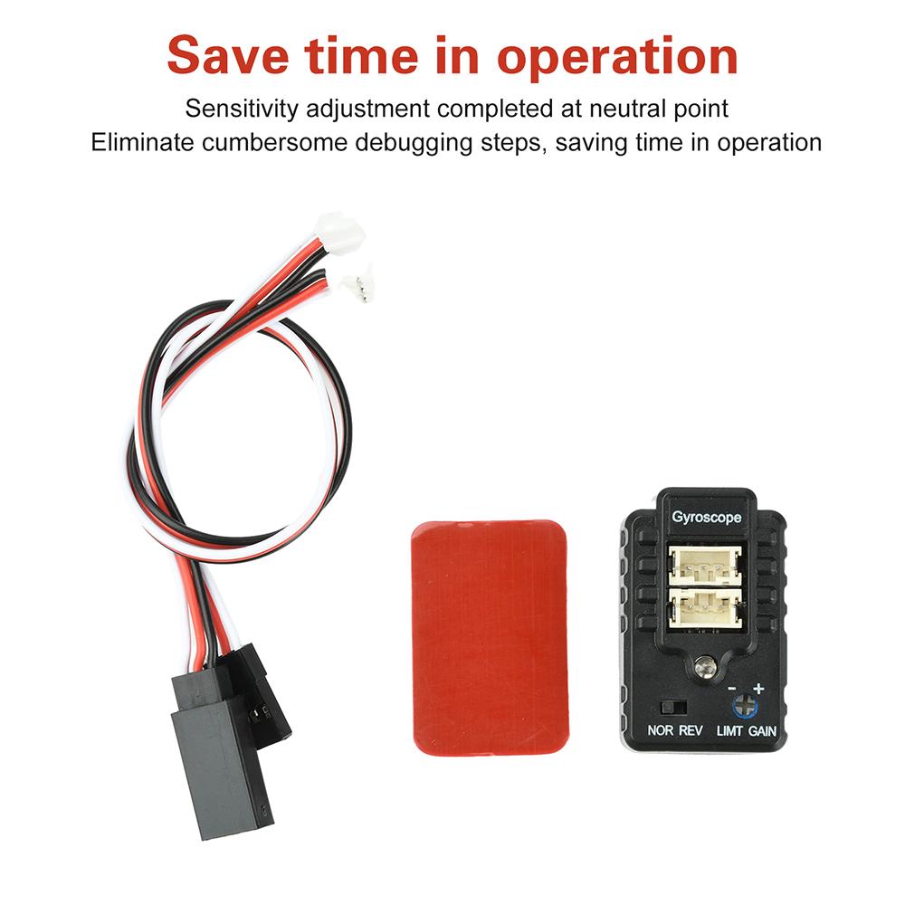 Dual-Axis Gyroscope 2 Axis Gyro Flight Controller RC Airplane Fixed-wing Copter Stabilizer for  FUTABA,JR,Sanwa,Hi-tec,GWS,FS