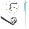 2Pcs Stainless Steel Fish Hook Extractor Remover Disgorgers with Handlebar for Fish