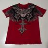 American Affliction T-shirt Men Y2K Street Vintage Fashion Casual Loose Tees Summer Clothes Loose Casual Cartoon Oversized Tops