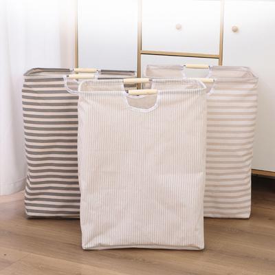 1PC A Portable, Foldable Fabric Waterproof Bathroom Storage Basket For Dirty Clothes