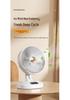 Wireless Charging Desktop Fan with Automatic Head Shaking