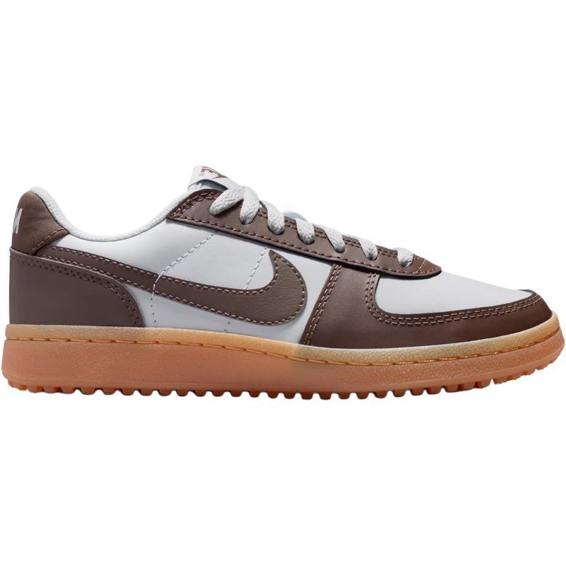 Nike Field General Abrasion Resistant Low Top Kids' Skateboarding Shoes White Brown Teenagers Sneakers IH3324-001