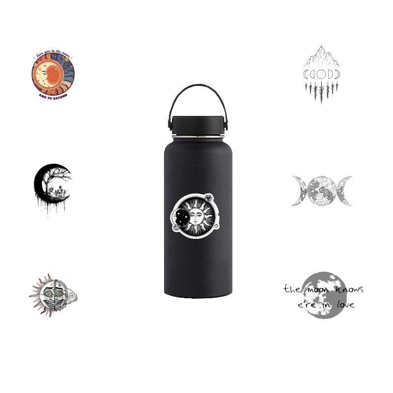 50Pcs Cool Witch Moon Gothic Cartoon Stickers Aesthetic Art Decals Scrapbook Laptop Guitar Phone Graffiti Sticker Kids Toy