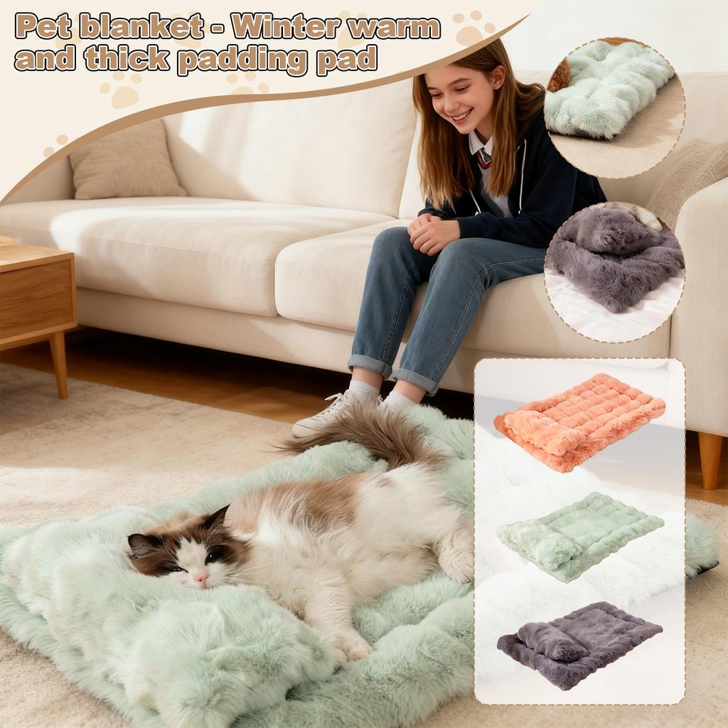 Pet Blanket, Thickened For Winter Warmth, Suitable For All Seasons, Cats Bed Blanket, Dog Blanket