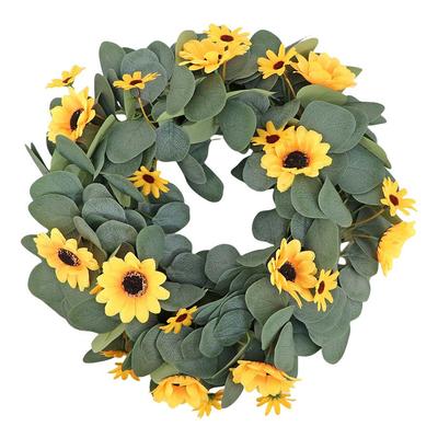 Simulation Eucalyptus Leaf Wreath Diy Material Package Living Room Home Decoration College Entrance Examination Graduation Shooting Props