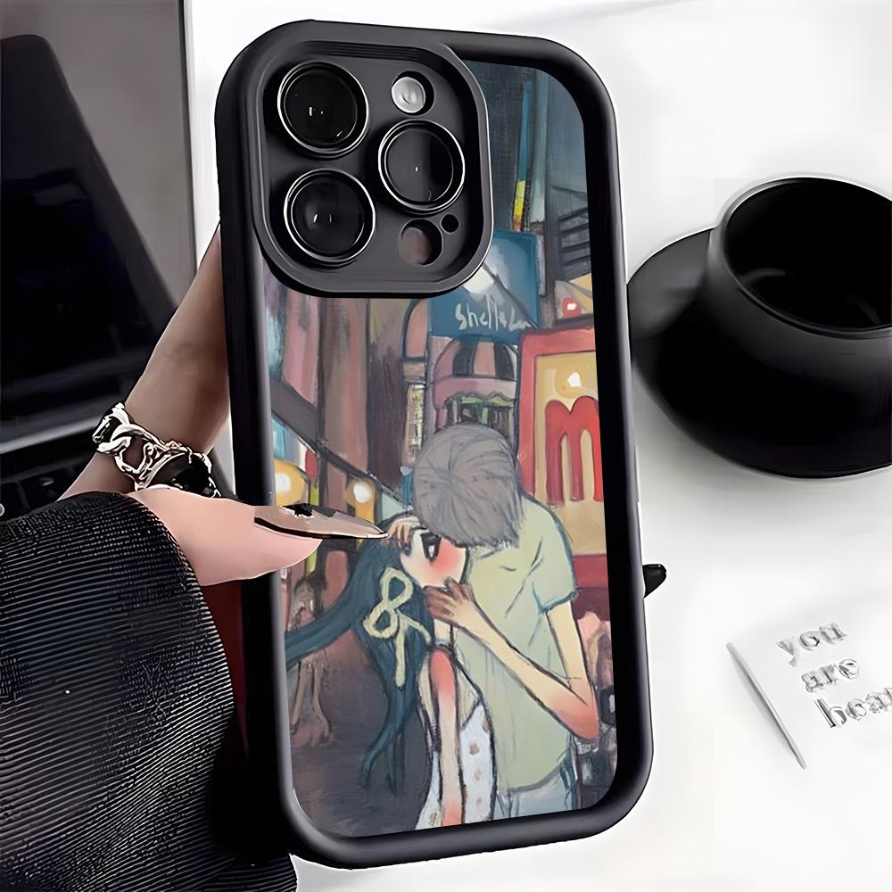 A-Aya T-Takano Art Phone Case For IPhone 17 Pro Max 16 15 14 Pro Max IPhone 13 Pro Max 11 Plus Silicone Cover iPhone 13