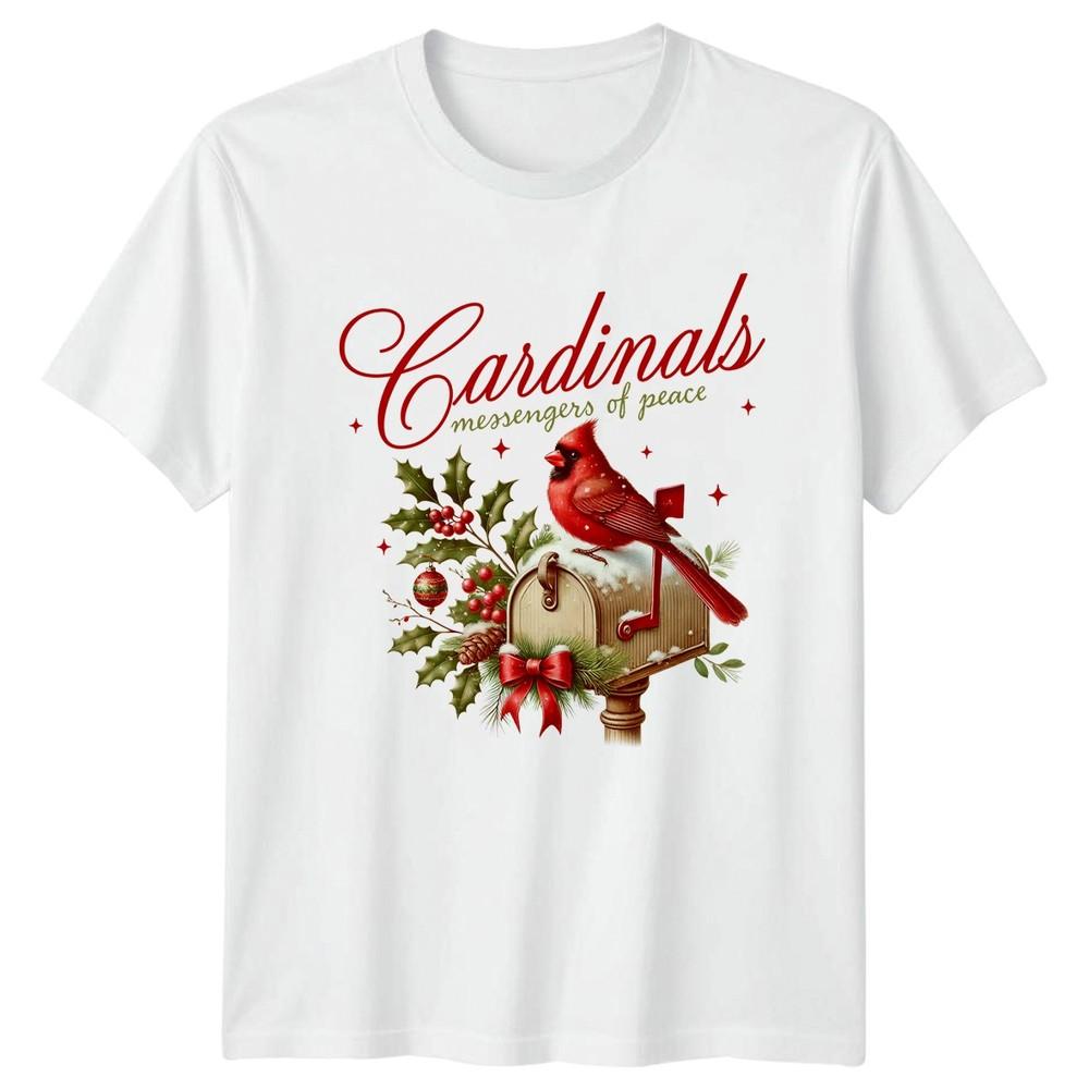 Cardinals Messengers Of Peace Christmas Holiday Unisexs TShirt Unisexs Graphic Tee S