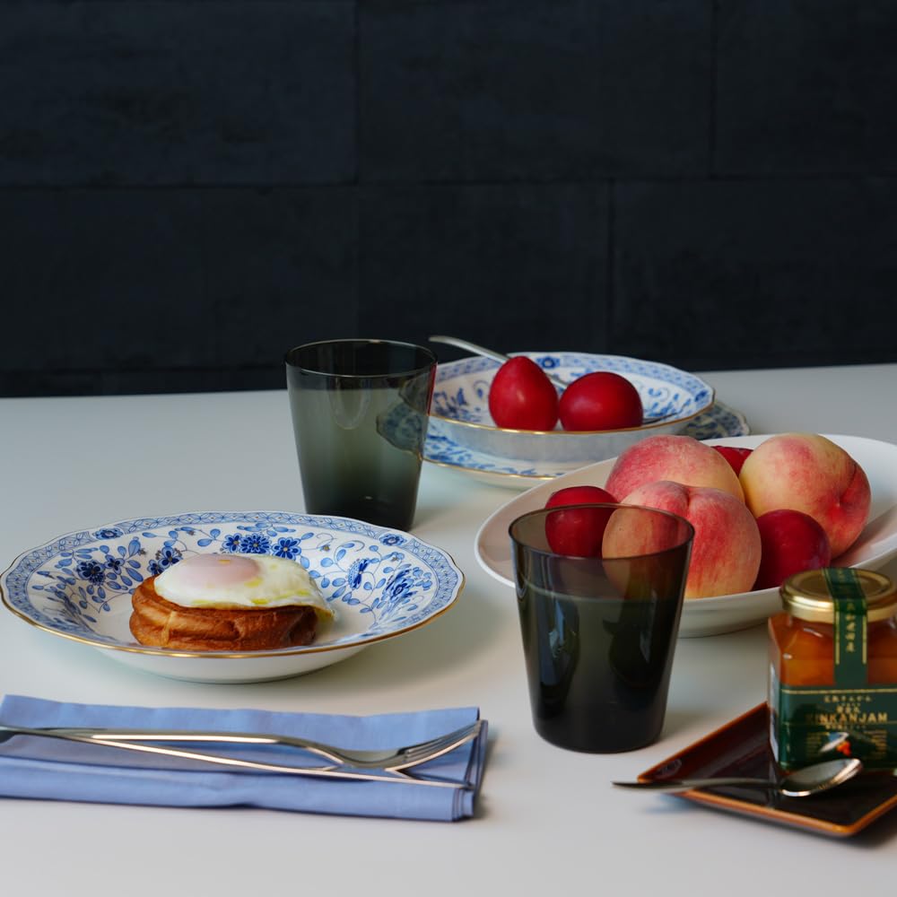 NARUMI Milano 23cm Rimmed Soup Plate, Bone China 9682-1506