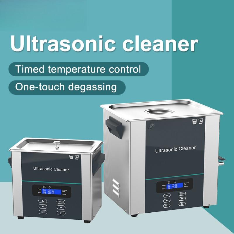 220V Industrial Glasses Jewelry Dental Cleaning Machine Lab Equipment Portable Digital Display Heating Ultrasonic Cleaner