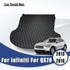 Car Trunk Mats For Infiniti QX70 2013 2014 2015 2016 Auto Vehicles Cargo Liner Carpets Interior Accessories Products Rugs Covers