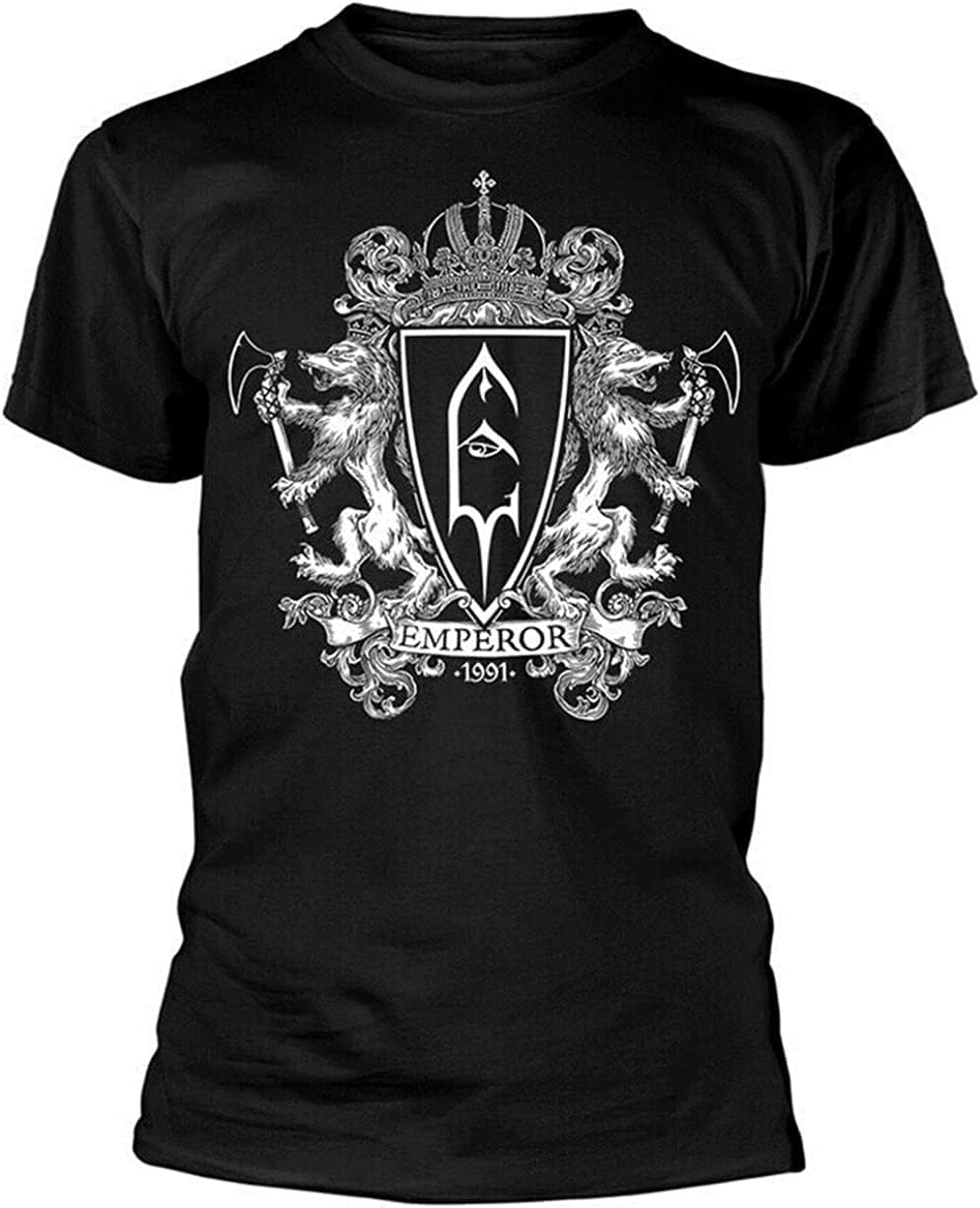 Emperor Crest Aust Tour Shirt S M L Tshirt Black Metal Band T-Shirt Black XXL чёрный