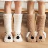 Winter Floor Socks Adult Non-slip Indoor Snow Socks Lamb Fleece Coral Fleece Home Slippers Wool Socks Female Adult