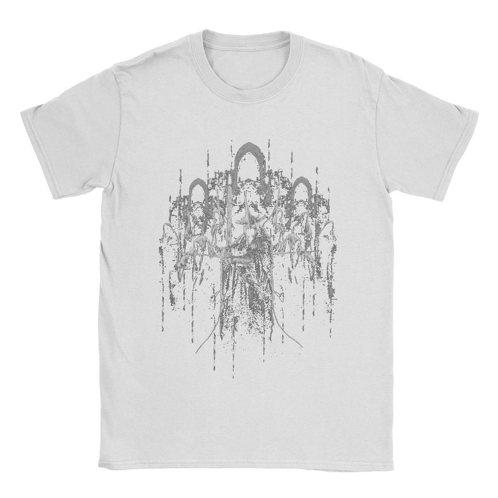 Męski T-shirt Mordor L-Władcy P-Pierścieni Zabawny T-shirt z czystej bawełny z krótkim rękawem T-shirt z okrągłym dekoltem Top Prezent