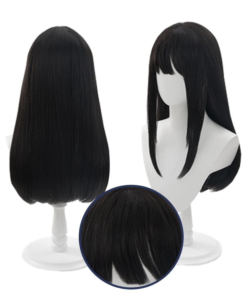 Lycoris Recoil Takina Inoue Cosplay Costume with Perfect for School and Stage Wear Inoue Uniform with Size [Excellent Quality] Wig, Adults, Events,