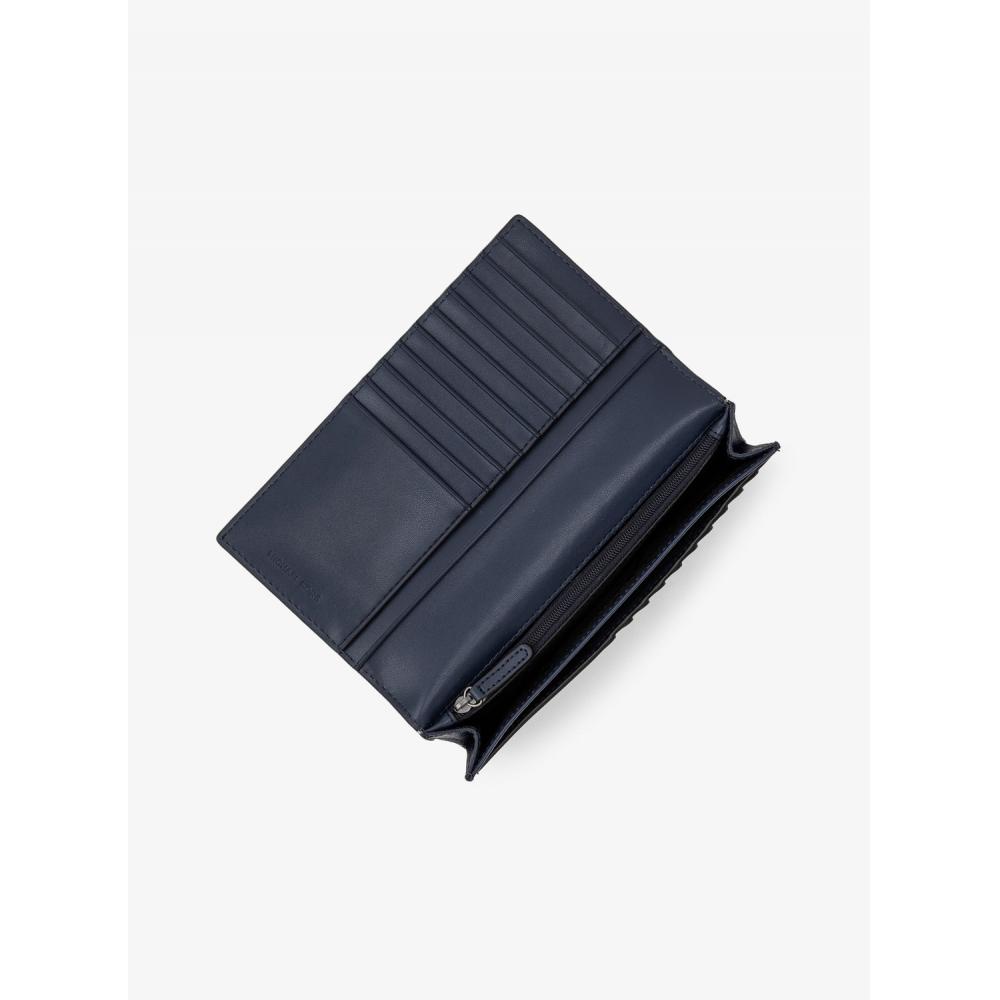 Michael Kors Cooper Flap Wallet Large 36s5lcom2u410 Navy