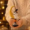 Quirky Window Display Props Halloween Ghost And Moon Resin Ornaments, Cute Spooky Tabletop Figurine, Durable Fall Home Ornaments Statue with