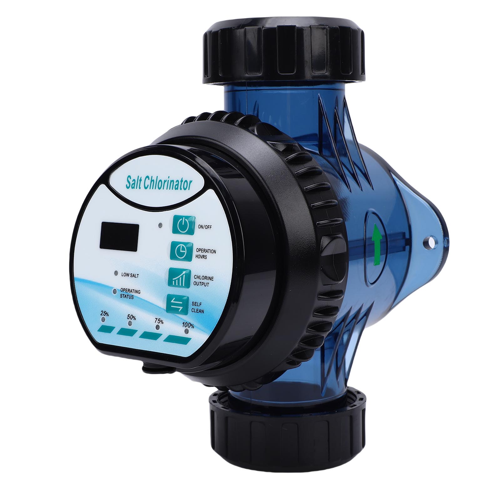 

Saltwater Chlorinator 10gCelsiush Smart Control Self Cleaning Pool Salt Cl Generator for 45m³ Pool Hot Tubs SPA