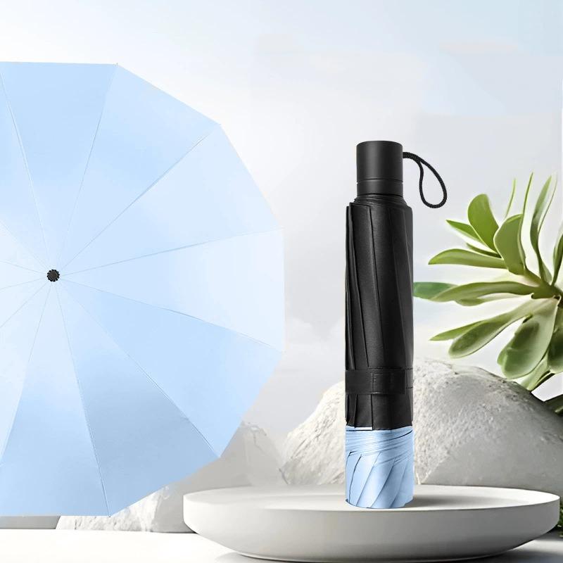 11 Bone Enlarged, Thickened and Reinforced Double Umbrella Vinyl Sun Protection and UV Protection Parasol Sun Umbrella for Weather and Rain