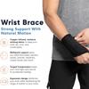 Adjustable Wrist Brace Night Support For Carpal Tunnel Pain Relief With Double Splint Therapeutic Cushion