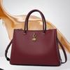Urban Minimalist Large Capacity Tote Bag High-end Luxury PU Women's Handbags Fashion Practical Lady Office Workers Crossbody Bag Can Be One Shoulder