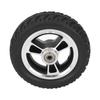 6 Zoll Rollstuhlrad Licht Robuste Aluminiumlegierungsnabe Leise Rutschfest Sicher PU Vollrad