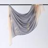 Women's Tie-Dye Watercolor Cotton Linen Scarf - Soft and Stylish Headscarf