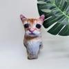 Soft American Shorthair Cat Doll Comfort Cat Plush Toy Stuffed Lifelike Cats Plush Toy  Decor