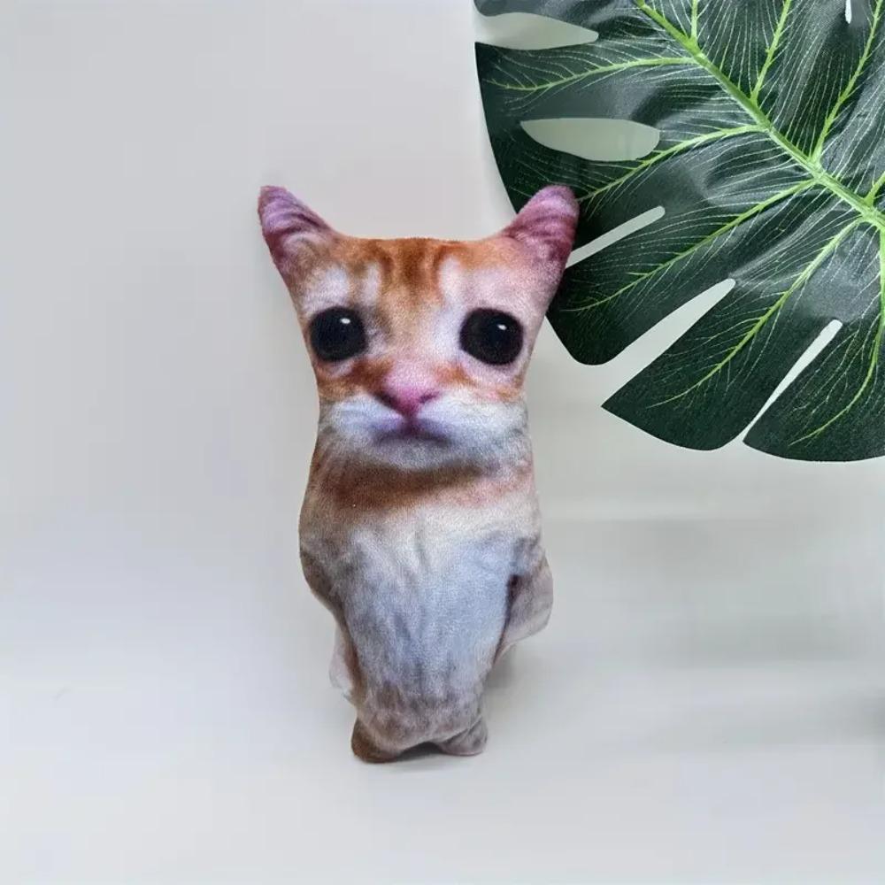 Soft American Shorthair Cat Doll Comfort Cat Plush Toy Stuffed Lifelike Cats Plush Toy  Decor