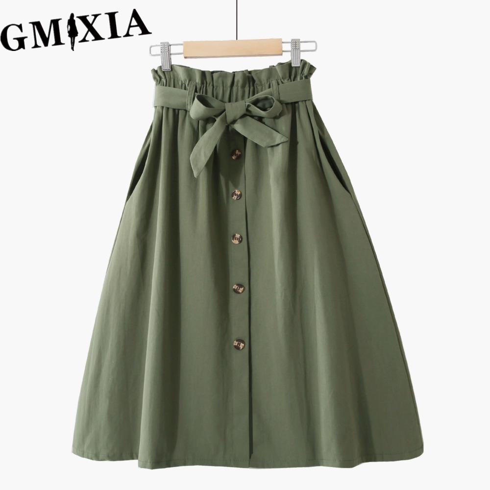 GMXIA Moda Donna Casual Estivo Primavera Gonna Tempo Libero