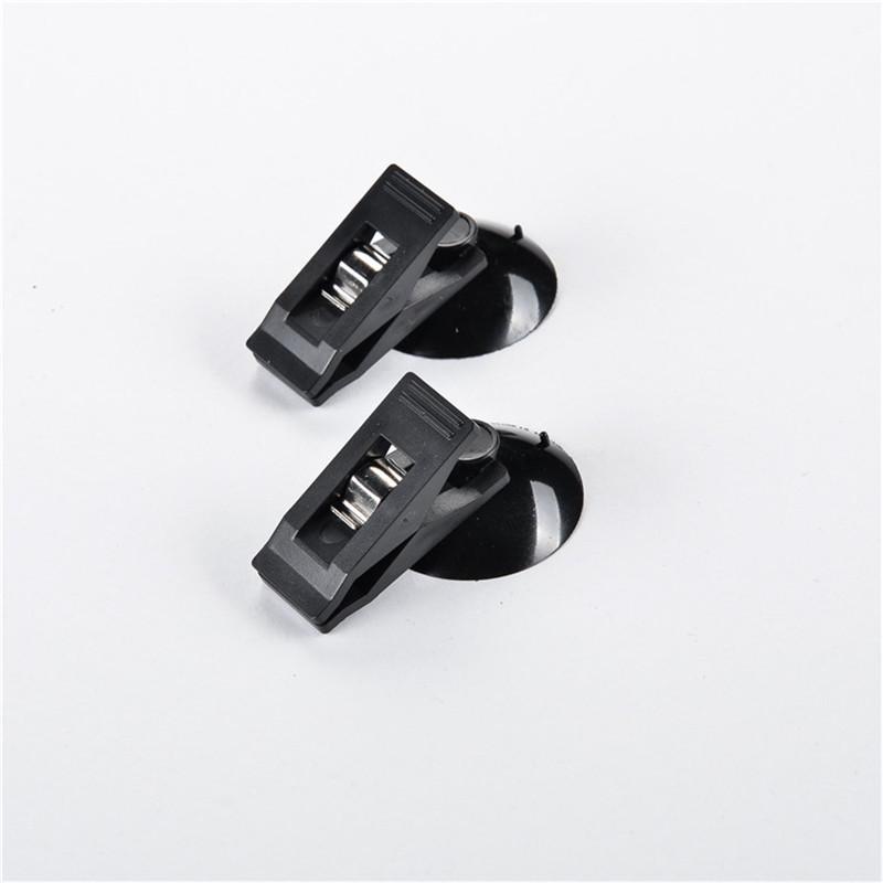 Multifunctional Car Visor Clip: Eyeglass, Card, and Bill Holder with Double Suction Cup