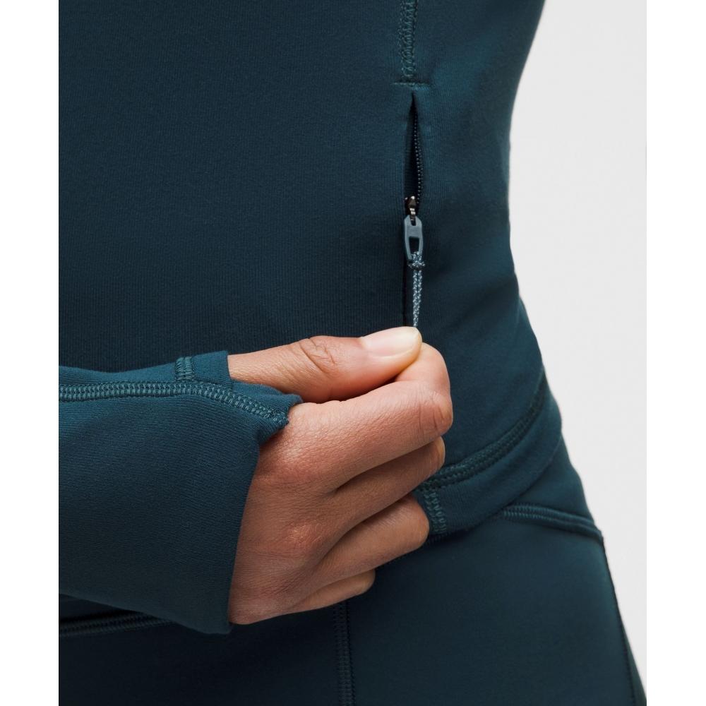 Lululemon It S Rulu Cropped Half Zip  Updated Indochine Blue